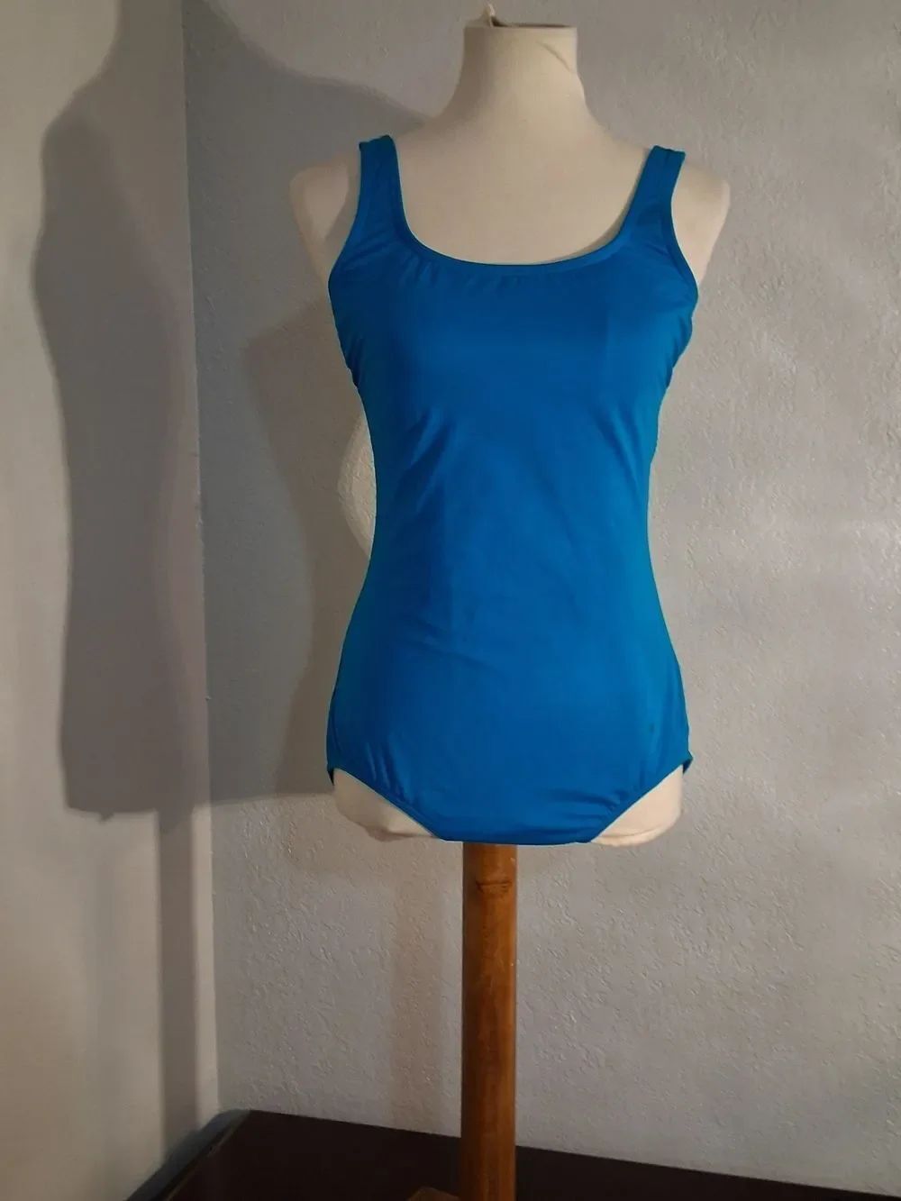 Lands' End Blue One-Piece Swimsuit